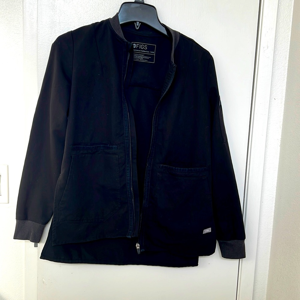 Fig scrub jacket
